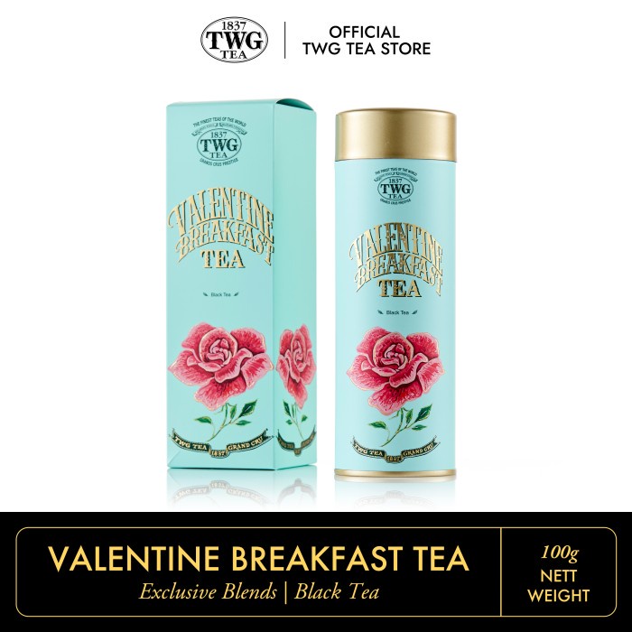 

TWG Tea Valentine Breakfast Tea, Haute Couture Tea Tin, 100g