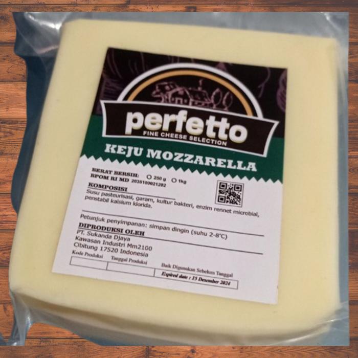 

Keju Mozarella Perfetto 200 Gram Enak Lumer Halal Powder Baking Cheese Bubuk prochiz quick pro hit