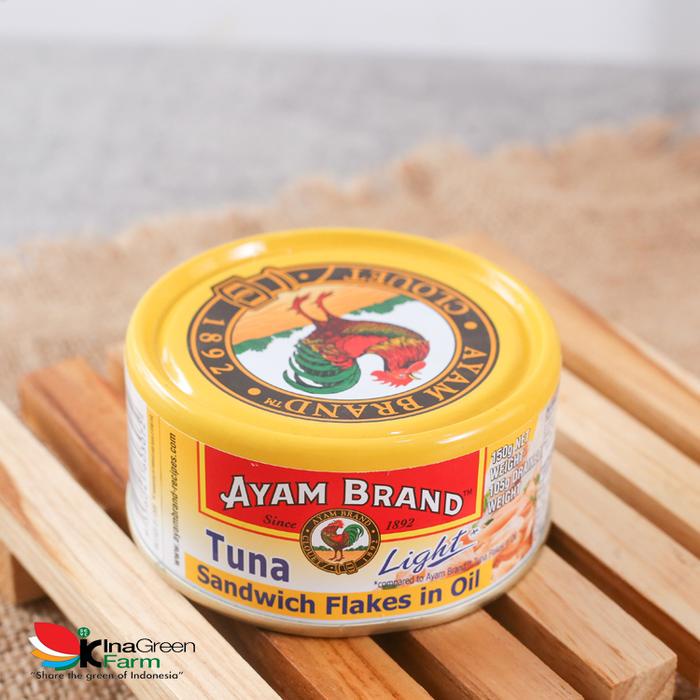 

Ikan Tuna Kaleng Sandwich Flakes In Oil 150gr Ayam Brand Bandung