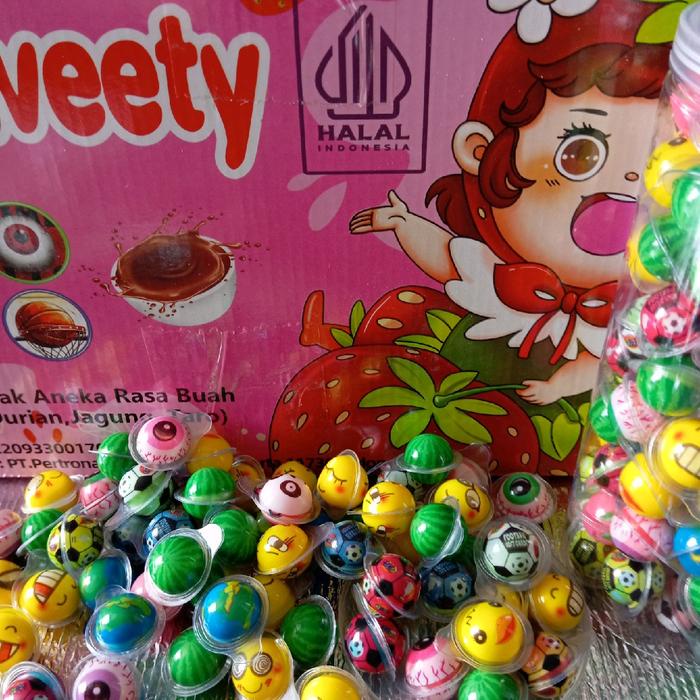 

Permen Lunak Mini MY SWEETY toples tabung isi 120 pcs Candy Snack