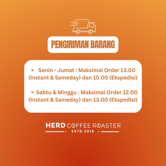 

herd Kopi Tolu Almond Single Origin Manual Brew Filter 150gr Coffee Beans