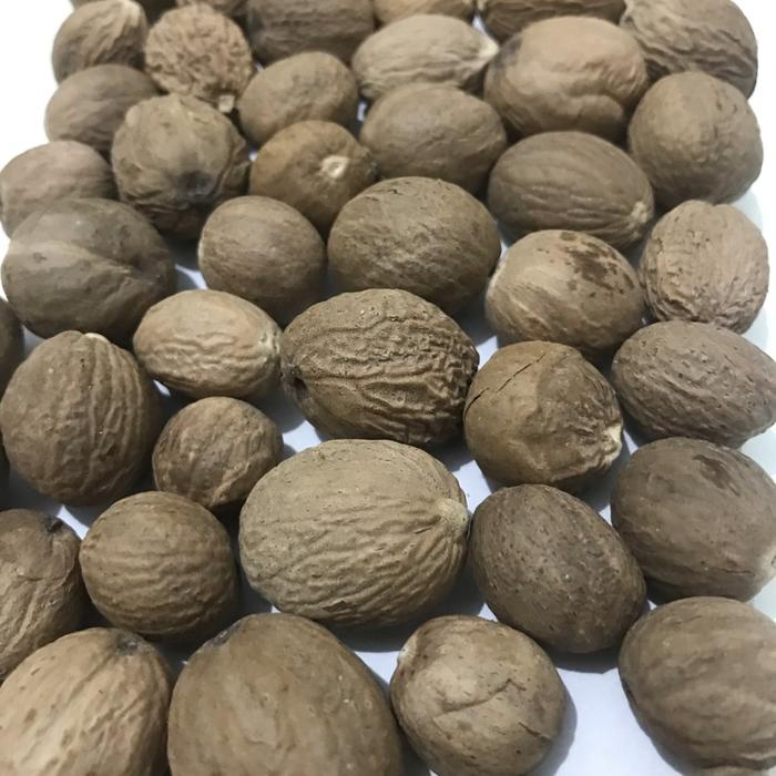 

Biji Pala Utuh Bulat Biji Pala Utuh Panjang Organik 100 Gram Food