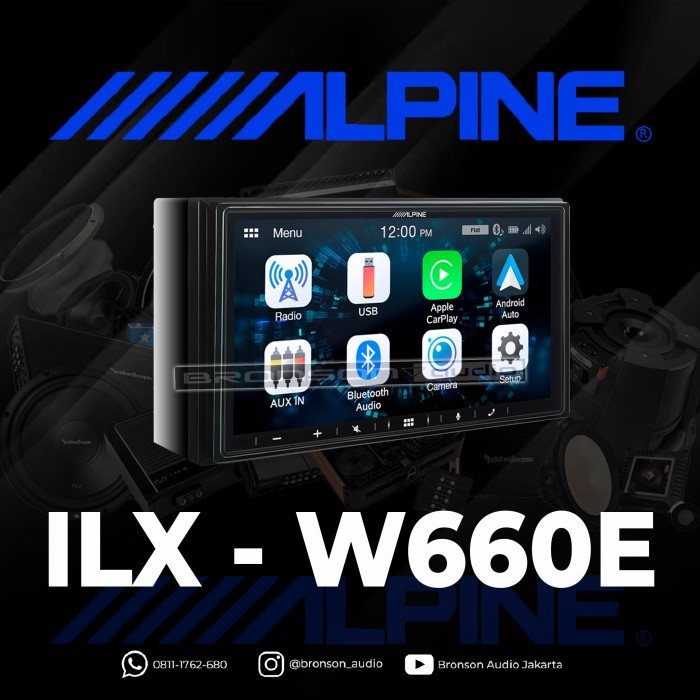 Terlaris Alpine Ilx - W660E Headunit 7 Inch