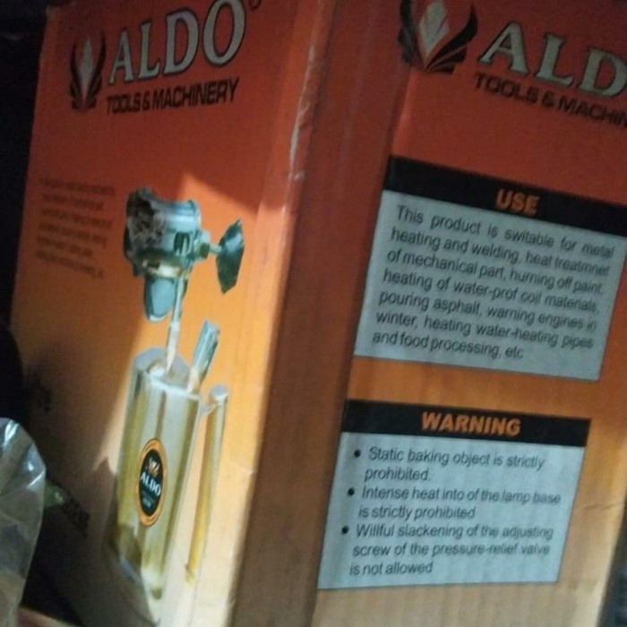 $+$+$+$+] Kompor Bakar Minyak Tanah 1 Liter Copper Blow Torch 1 Ltr ALDO