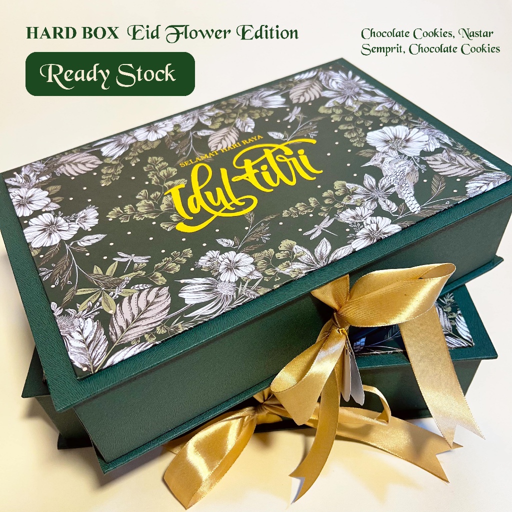 

HOT SALE Hampers Lebaran Kue Kering Hard Box Flower Edition / Parcel Idul Fitri
