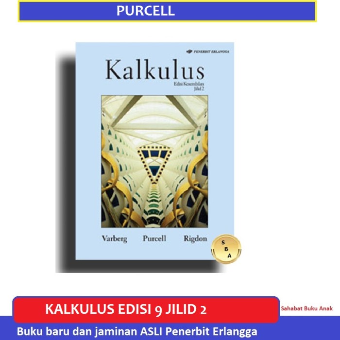terbaru  buku kalkulus jilid 2 edisi ke 9 purcell erlangga ready