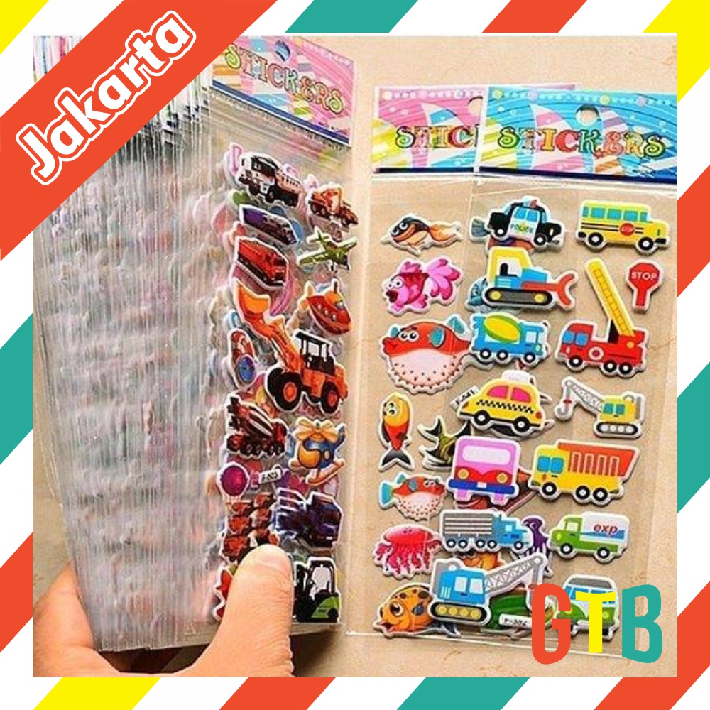 

Promo !!! Gtb Stiker Timbul Random/ Stiker Anak 3D/ Stiker Karakter / Stiker Mainan Anak Perempuan /