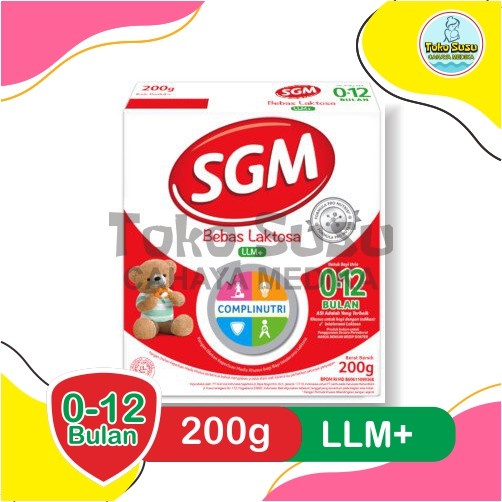 SGM LLM+ 200 GR 0-12 BULAN SUSU NON LAKTOSA UNTUK DIARE