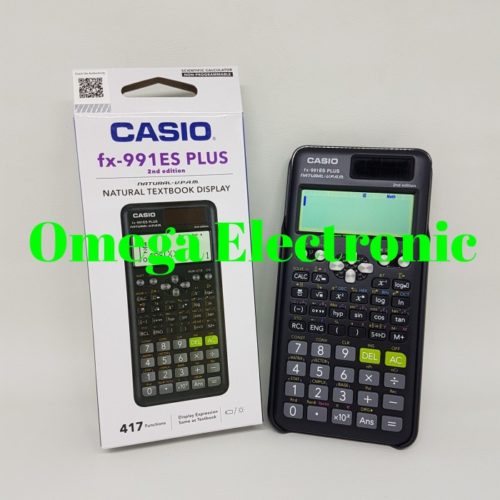 

Casio Calculator FX-991ES PLUS - Scientific Kalkulator TERLARIS/TERMURAH/TERPOPULER