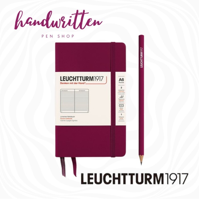 

LEUCHTTURM 1917 Notebook A6 187p. Hardcover TERLARIS/TERMURAH/TERPOPULER