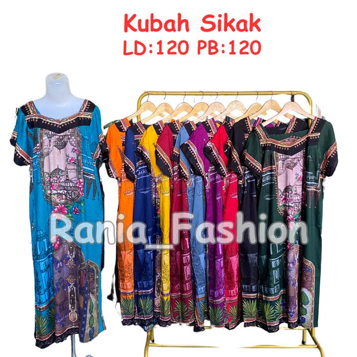 Daster Rania Fashion Motif Sikak Kubah Viral