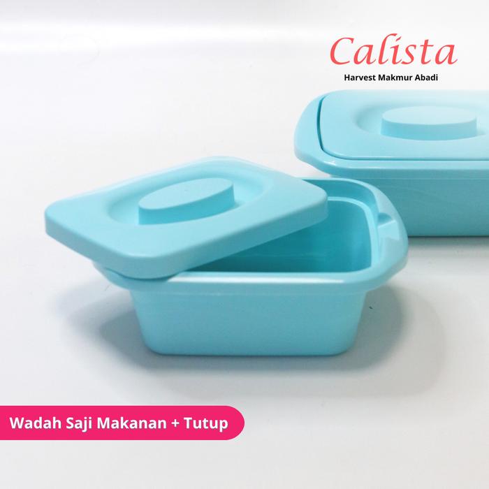 JTTOP" CALISTA WADAH SAJI ISI 2/4/6 PCS - LOTUS SQUARE