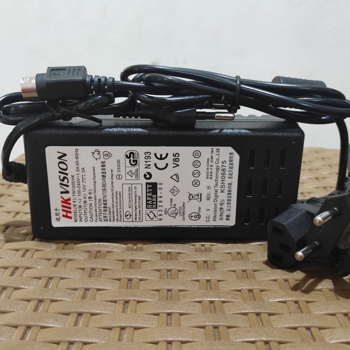 Adaptor Hik 12V 5A / Adaptor DVR Infinity Pin 4