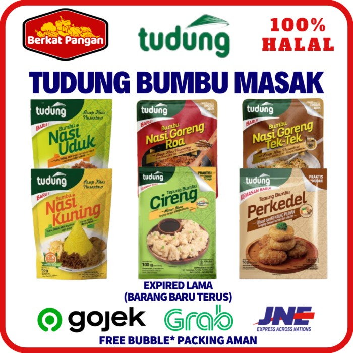 

SALE Tudung Tepung Bumbu Perkedel Cireng Nasi Goreng TekTek Nasi Goreng Roa Nasi Kuning Nasi Uduk