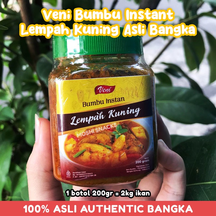 

TERMURAH Bumbu Masak Instan Lempah Kuning VENI 200gr Asli Bangka / Bumbu Lempah