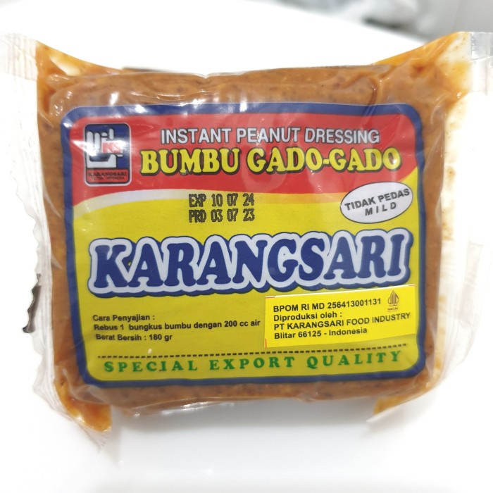 

BIG SALE Bumbu Gado-gado Karangsari Instant Peanut Dressing asli Blitar
