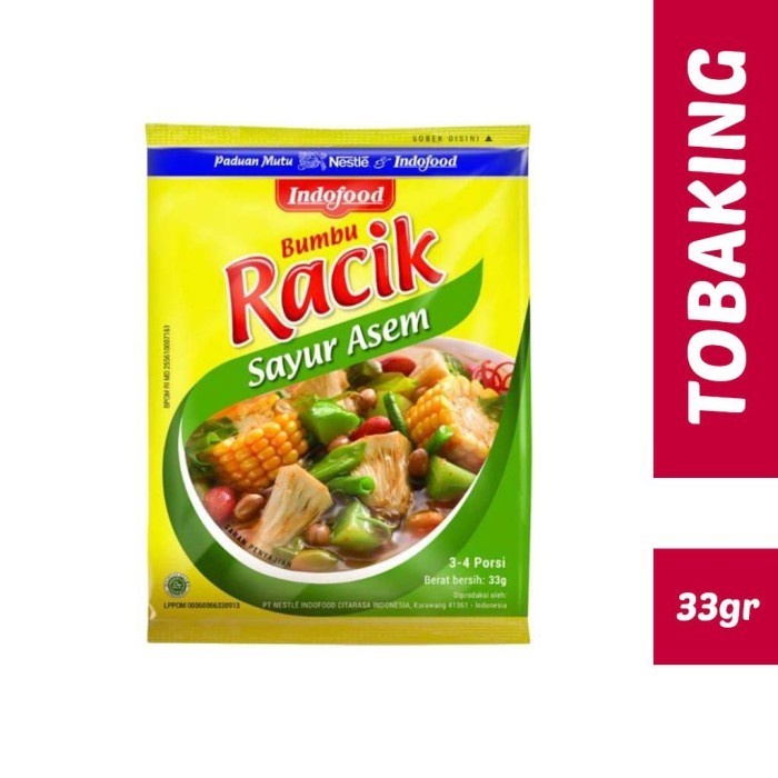 

TERPERCAYA Bumbu Racik Indofood Sayur Asem 33 gr