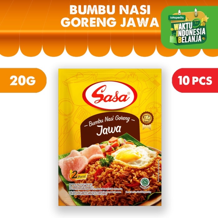 

TERLENGKAP Sasa Bumbu Nasi Goreng Jawa 20gr - 10pcs