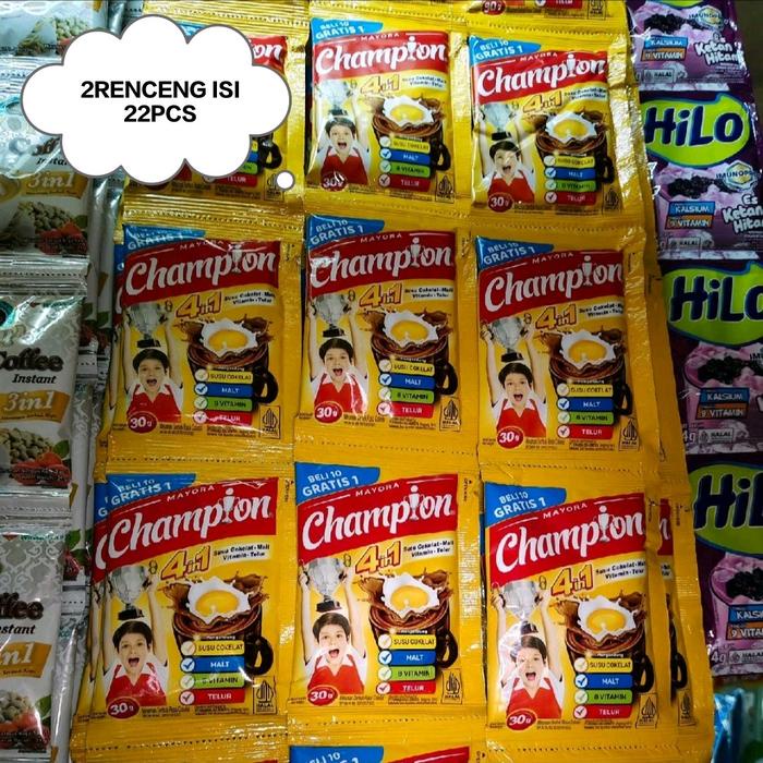 

Wdo - Susu Energen Champion 4In1 10+1 2Renceng [22Pcs] Exp Okto 2025