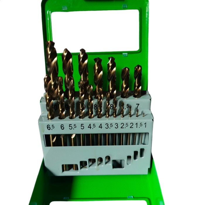 Paling Berkualitas Mata Bor Besi Set 10 Pcs Ryu By Tekiro - Mata Bor Hss Cobalt 1-10 Mm