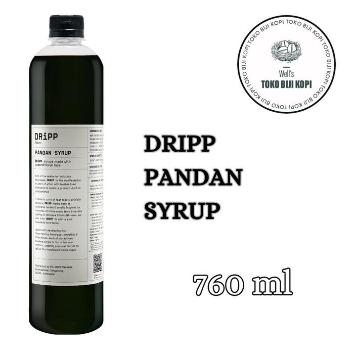 

DRIPP SYRUP PANDAN FLAVOUR - 760 ML / SIRUP DRIPP PANDAN PROMO