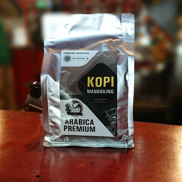

KOPI MANDAILING ARABICA PREMIUM 500GR SUMATRA ROASTERY ORIGINAL BIJI KOPI ROASTING MEDIUM DARK
