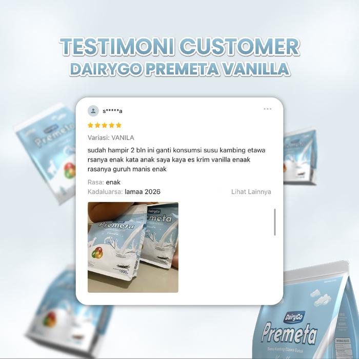 

SUSU KAMBING ETAWA BUBUK 1 KILOGRAM MURNI - VANILLA - DAIRYGO TERMURAH
