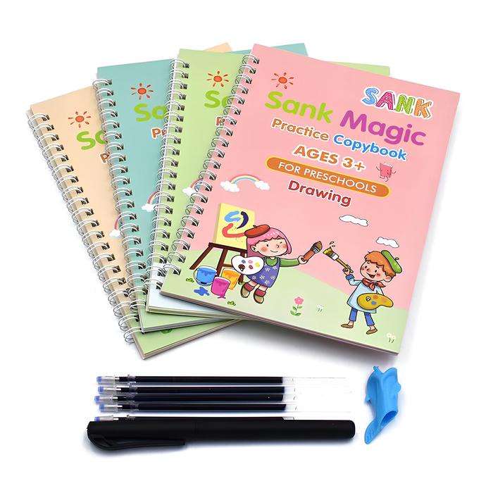 

JTTOP" [TOTAL 18 ITEM] PAKET BUKU BELAJAR MENULIS / MENGHITUNG & PAPAN TULIS ANAK DIY MAINAN