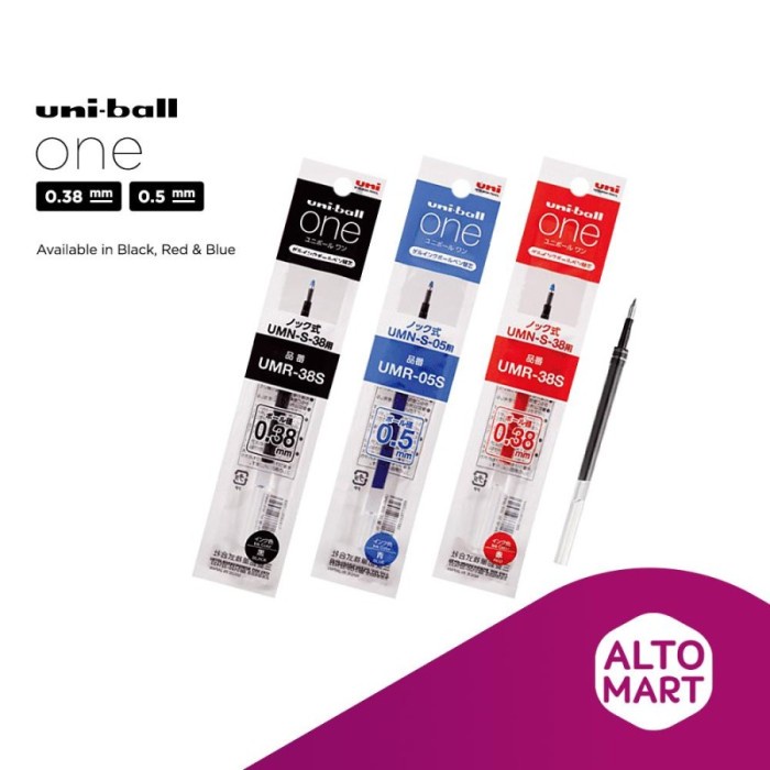 

JTTOP" UNI BALL UMR-05S REFILL FOR ONE GEL PEN 0.5 0.38 MM UNIBALL