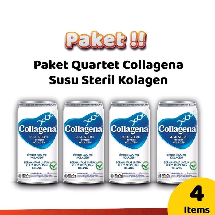 

terbaru !!! collagena susu steril kolagen quartet 4 pcs milk ready