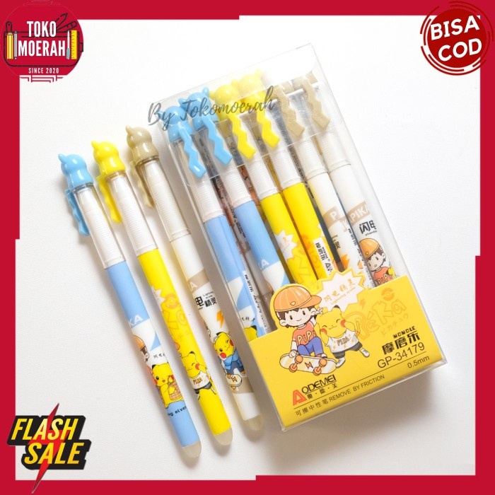 

JTTOP" PULPEN HAPUS PEN AODEMEI HAPUS FRICTION PULPEN LUCU KARTUN ERASEABLE