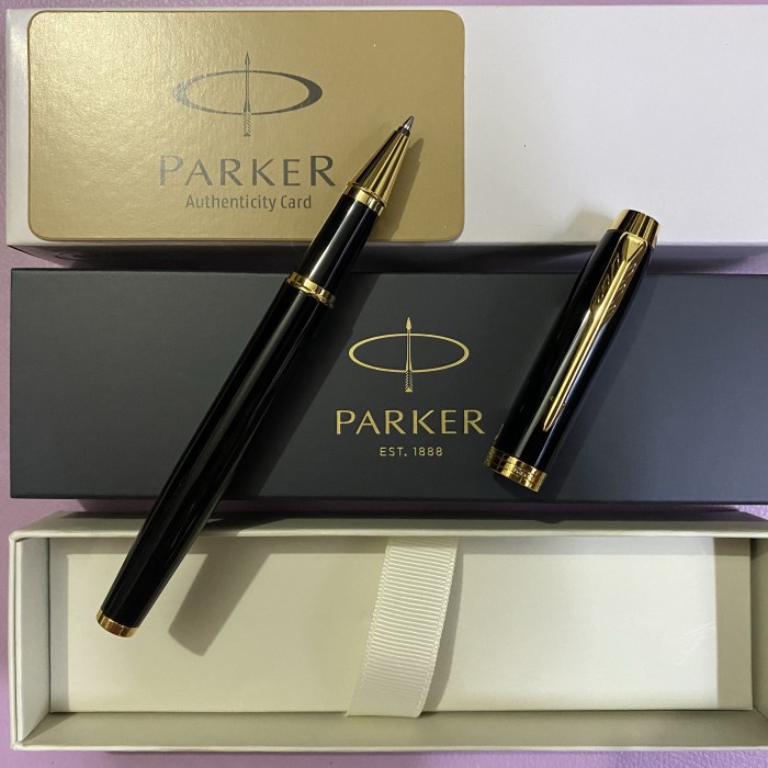 

JTTOP" PULPEN PARKER IM ROLLER BALL BLACK LQ GT ORIGINAL ( KLIP EMAS )