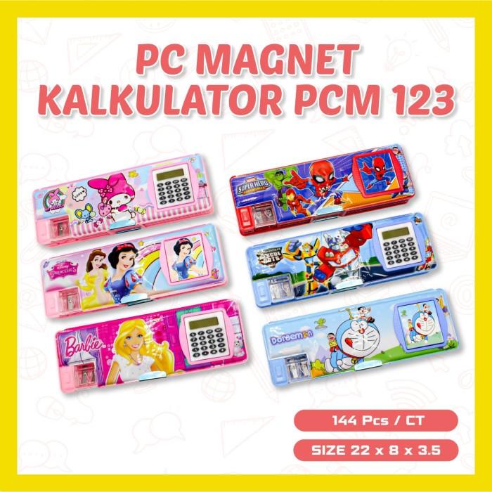 

JTTOP" TEMPAT PENSIL MAGNET PLUS CALCULATOR 768 JOHAR MARKET