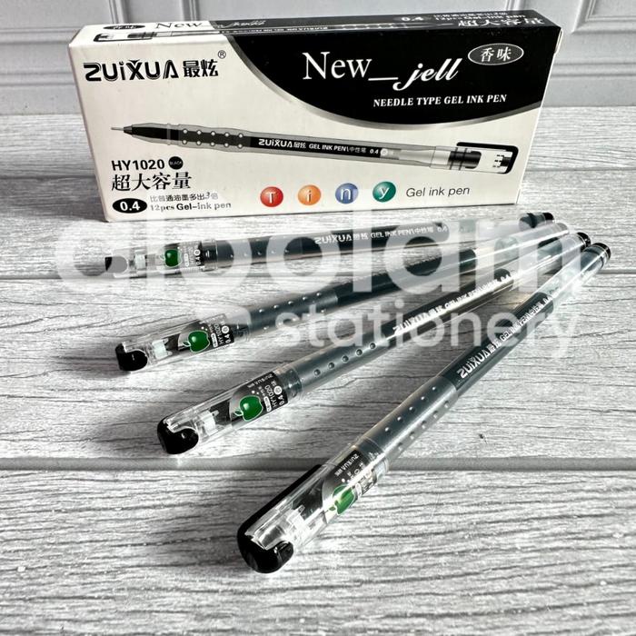 

JTTOP" AZKA STATIONERY SELUSIN ( 12 PCS ) NEW GEL PULPEN ZUIXUA 0.4 MM GEL PEN ZUIXUA / VAN-ART