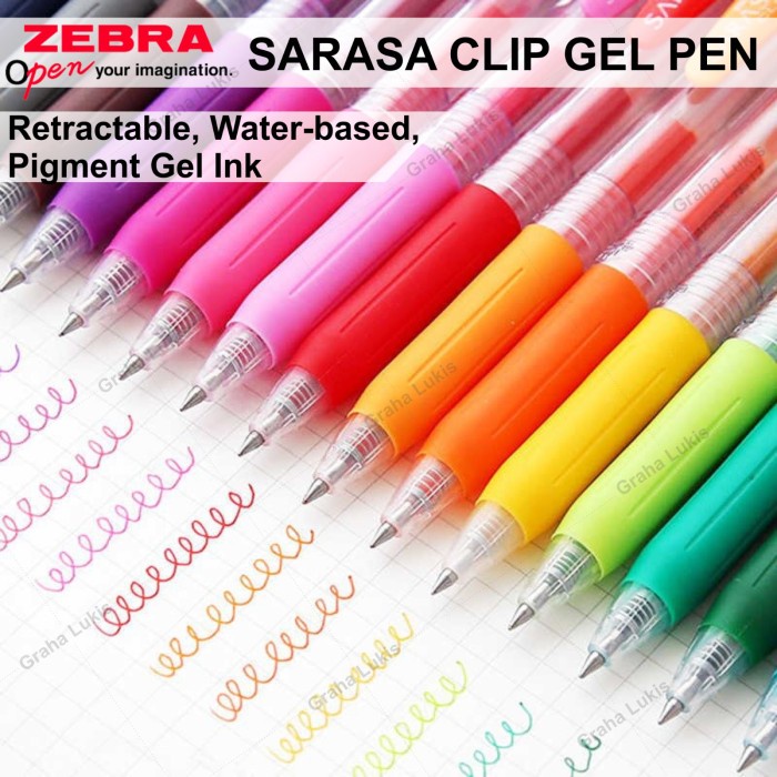 

JTTOP" ZEBRA SARASA CLIP 0.5 GEL PEN