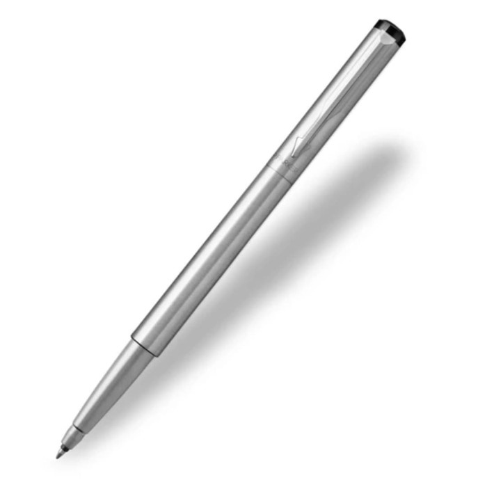 

JTTOP" PARKER VEKTOR STAINLESS STEEL CT KLIP SILVER ROLLER BALL