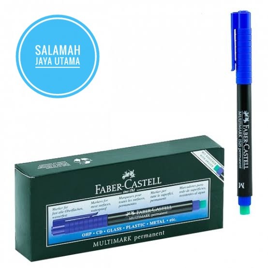 

JTTOP" SPIDOL OHP / MULTIMARK PERMANENT MARKER M BLUE FABER CASTELL