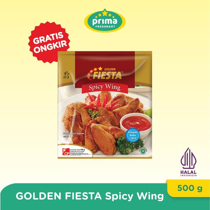 

SALE !!! GOLDEN FIESTA SPICY WING 500 GR READYY