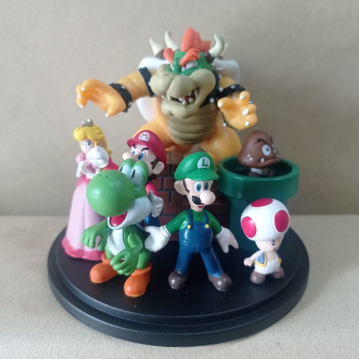 

| MFG | Club Nintendo Super Mario Mario Peach Bowser Luigi Yoshi Toad Figure