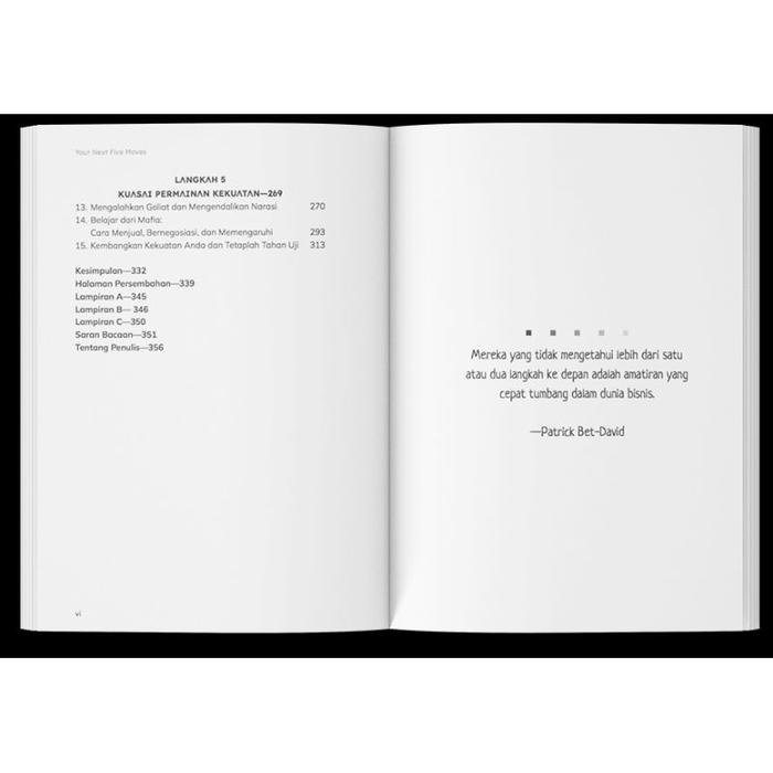 

SALE !!! BUKU ORIGINAL YOUR NEXT FIVE MOVES - PATRICK BET-DAVID (RENEBOOK) READYY