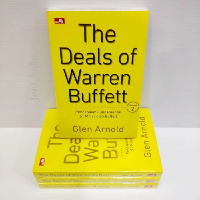 

SALE !!! BUKU THE DEALS OF WARREN BUFFET VOLUME 2 BY GLEN ARNOLD READYY