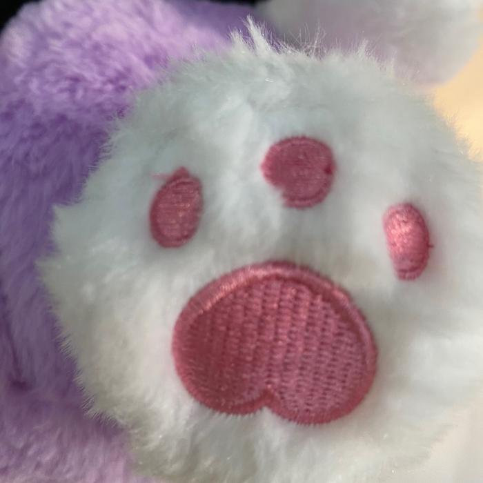 terbaru  boneka kuromi ungu sanrio lucu boneka lucu besar bordir halus lembut empuk kucing