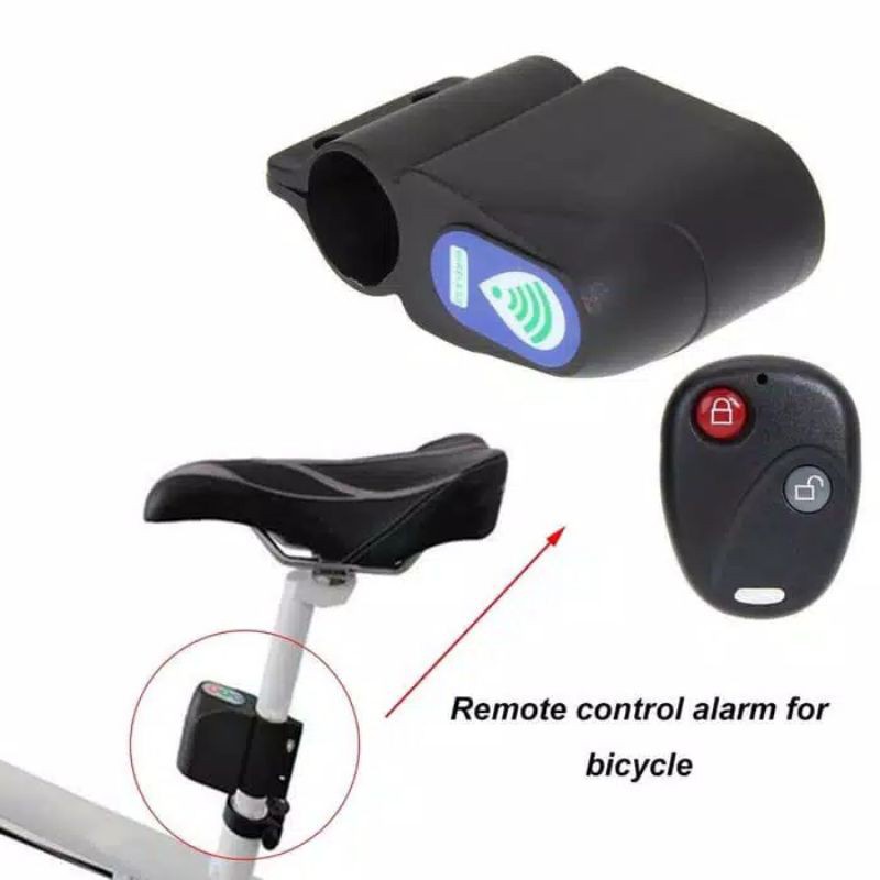 Grosir Alarm Sepeda Wireless Gembok Sepeda
