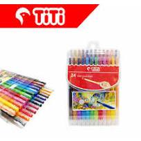 

Berkualitas Twist Crayon / Krayon Putar Titi Ti-Cp-24T / 24 Warna / Colors