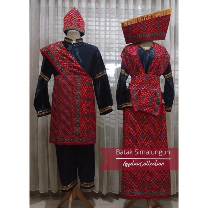 HEMAT baju adat Batak simalungun dewasa satuan (pria&wanita) /pakaian tradisional batak simalungun