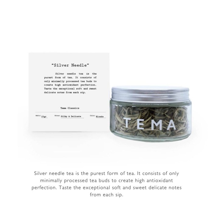 

TEMA Tea Jar - Silver Needle / Pure White Tea