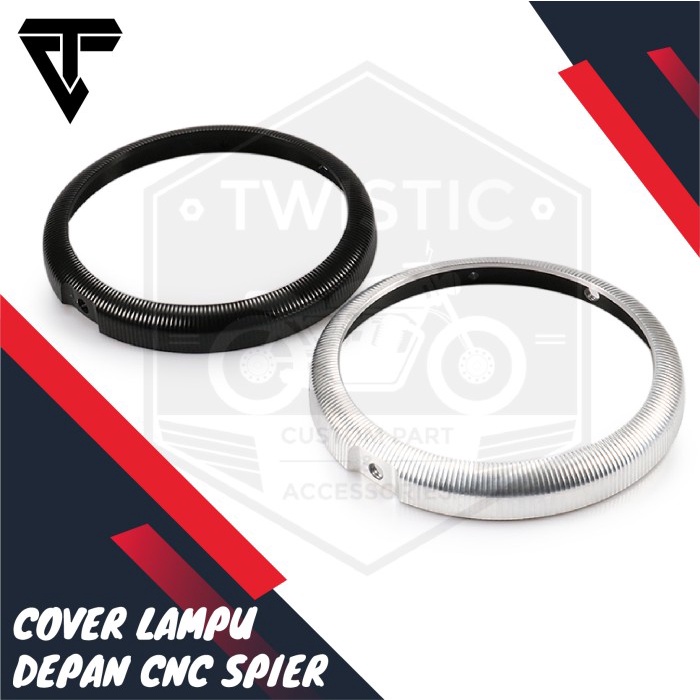 Bracket Breket Dudukan Ring Spier Cover Daymaker 7 inch Motor Custom
