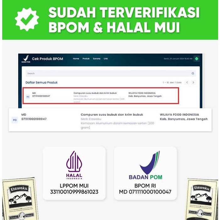 

terbaru !!! 5 box etawaku platinum- susu kambing etawa murni tinggi kalsium (high calcium) [bubuk,