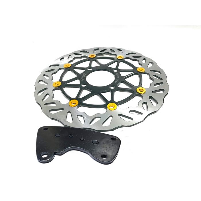 Promo Disc Piringan Cakram 260Mm + Breket Pnp Blade Old New - Supra 125 Fi Injeksi - Revo Fit