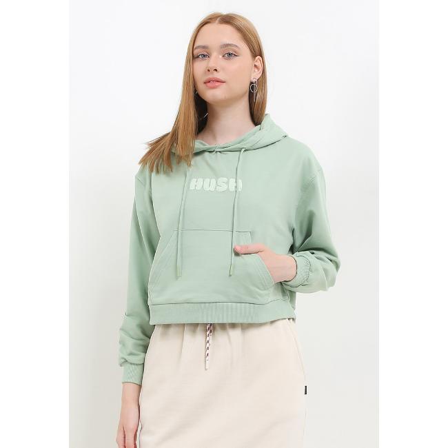 Hush Puppies Hoodie Wanita Voley Sage